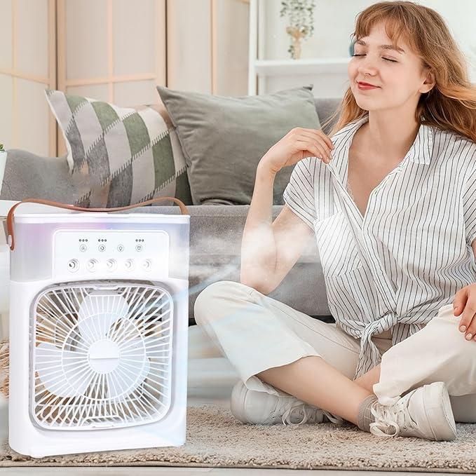 ChillMate™ 5-in-1 Portable Mist Fan – Cool, Refresh & Relax Anywhere You Go!