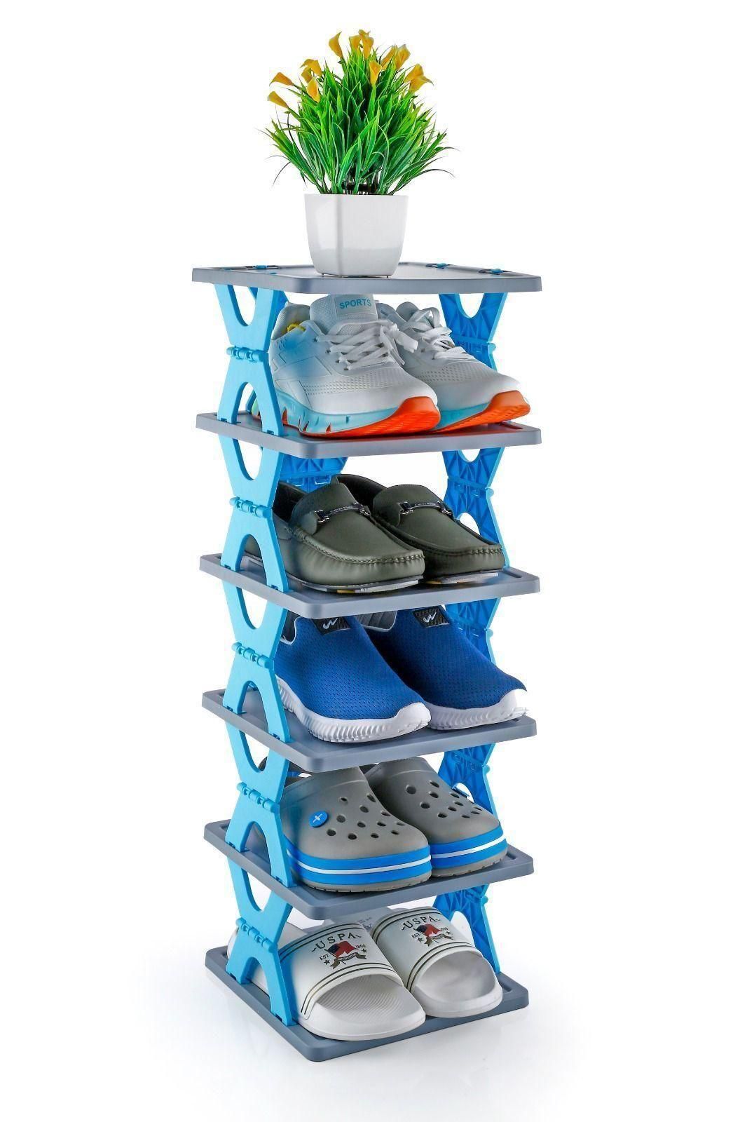 Smart Foldable 5-Layer Shoe Rack – Space-Saving, Stylish & Super Easy to Set Up