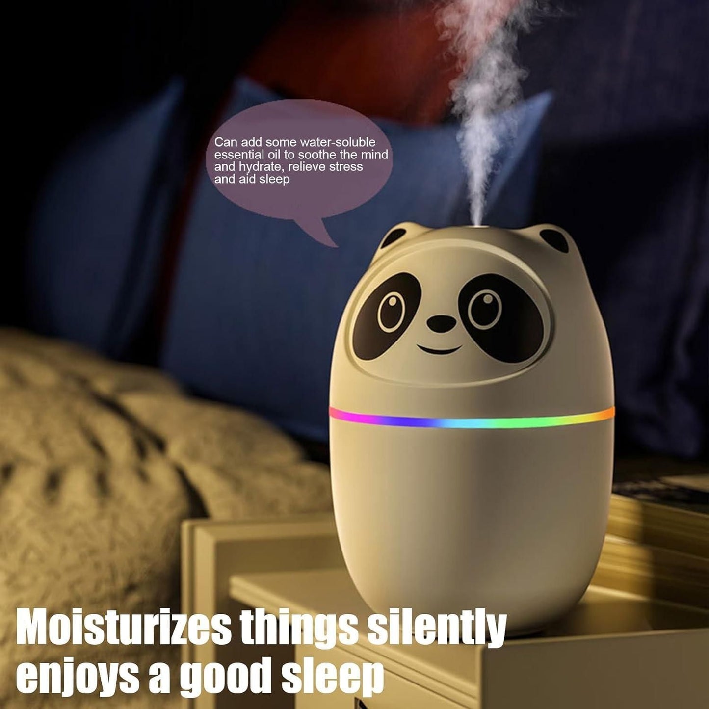 SnuggleGlow Cute Panda Night Lamp – Touch-Sensor Color Changing Light for Kids & Nursery
