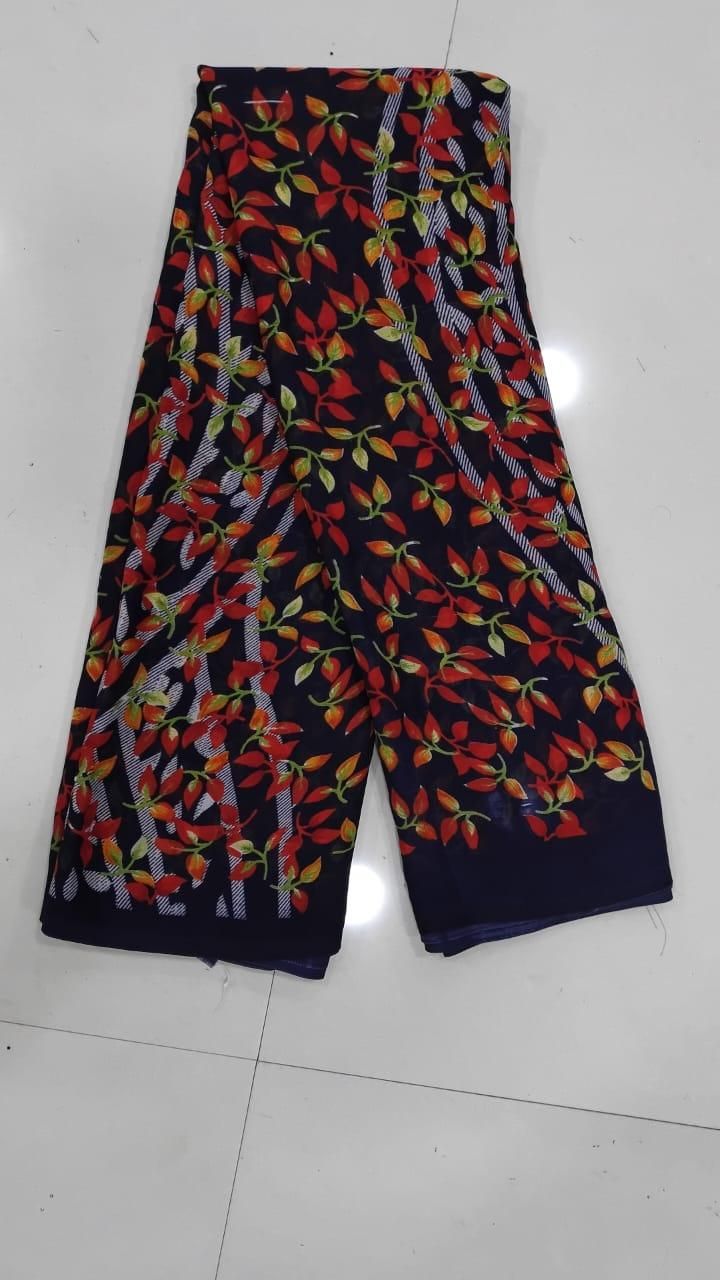 Elegant Georgette Saree – A Timeless Blend of Grace & Comfort