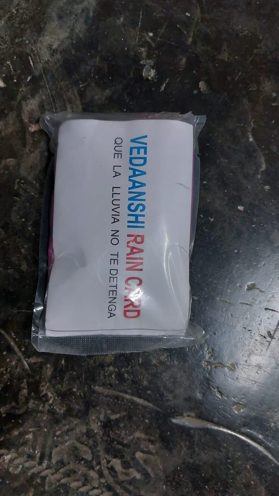 FULLY Reusable Wallet Rain Card – Pocket-Sized Emergency Raincoat for Adults (Set of 5, Multicolour)