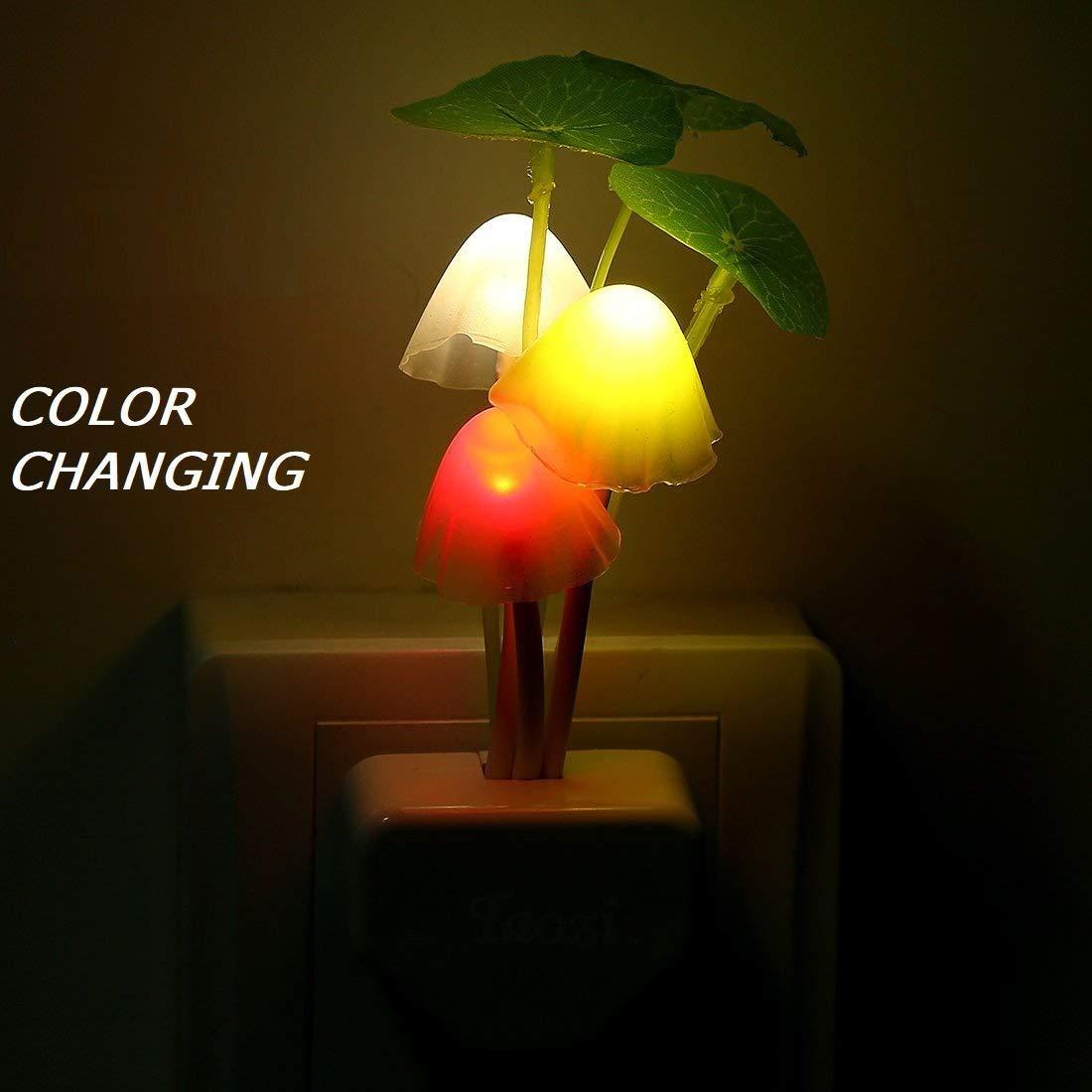 Enchanting Mushroom Lamp with Automatic Sensor & Multi-Color Changing LED – The Perfect Night