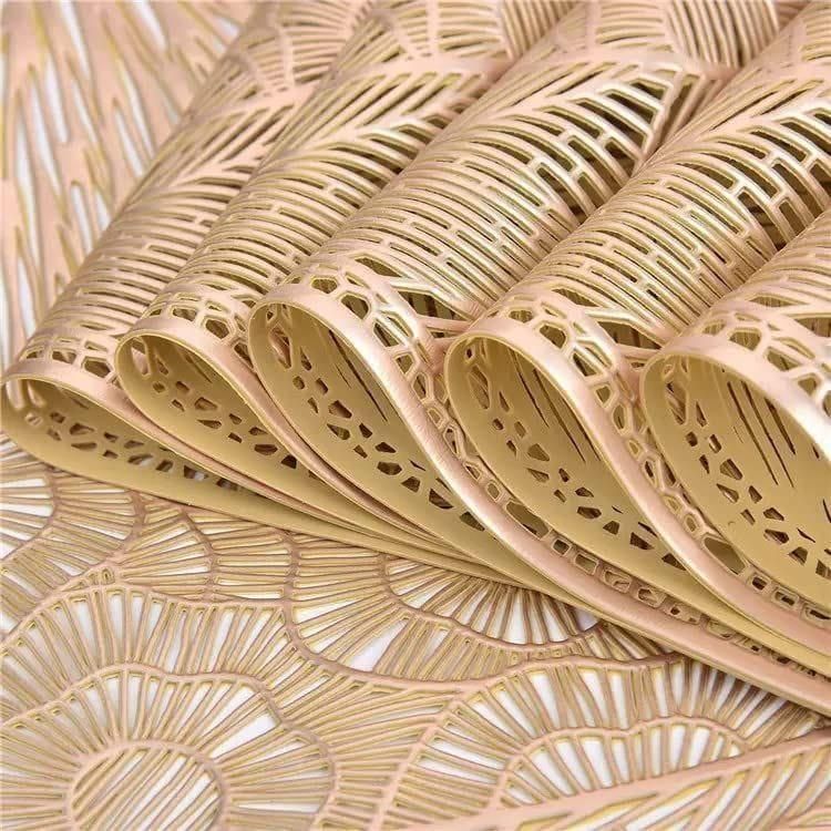 ElegantShield PVC Non-Slip Table Mats (Pack of 2) – Stylish Protection for Your Tabletop