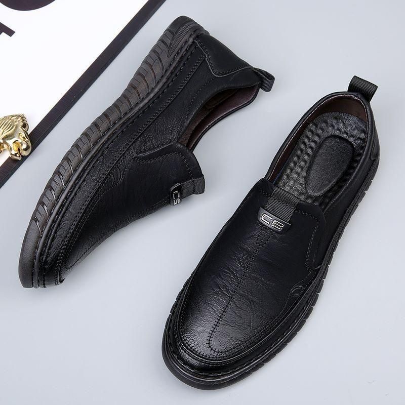 Men's Classic Black Casual Loafers – Effortless Style, Everyday Comfort