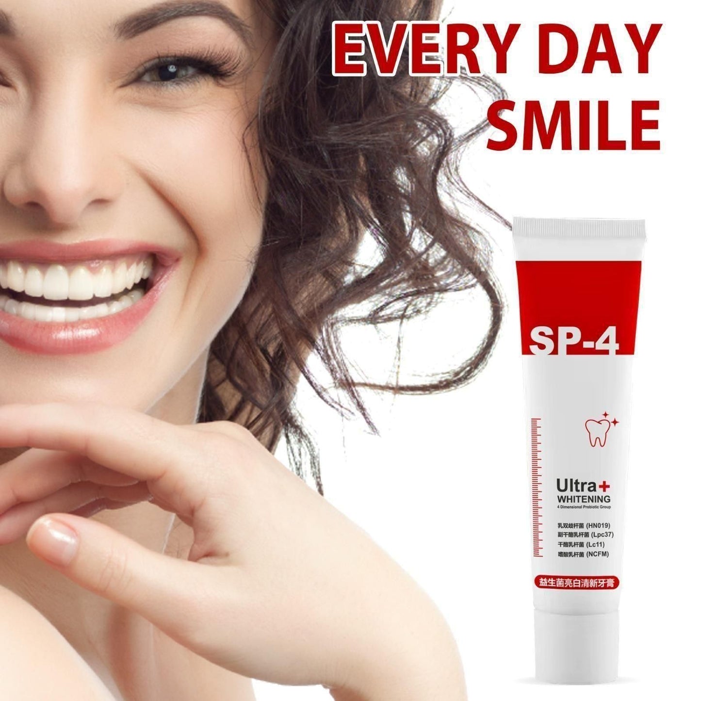 RadiantSmile Probiotic Whitening Toothpaste – Naturally Whiter, Healthier Teeth
