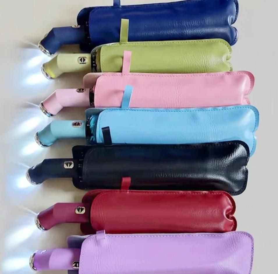 3 Fold Automatic Windproof UV LED Umbrella – One-Touch, All-Weather Smart Protection