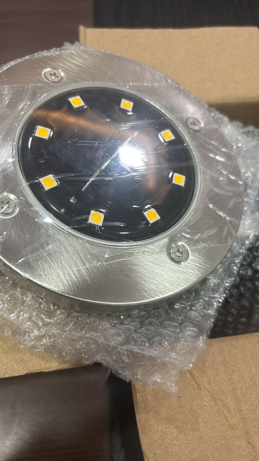 Solar Waterproof Ground Lights (Pack of 4) - Illuminate Your Outdoors with Solar Power