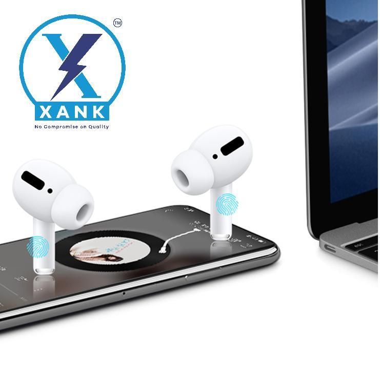 XANK AirPods Pro – True Wireless Bliss with Smart Sensor & Fast Charging Case (White)