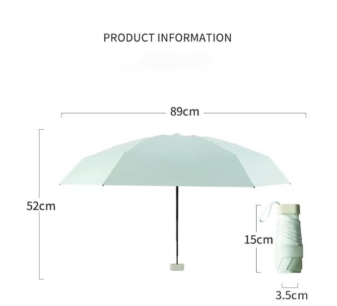 Pocket-Sized Power: Mini Capsule Umbrella – Ultra-Compact, Stylish & Travel-Ready