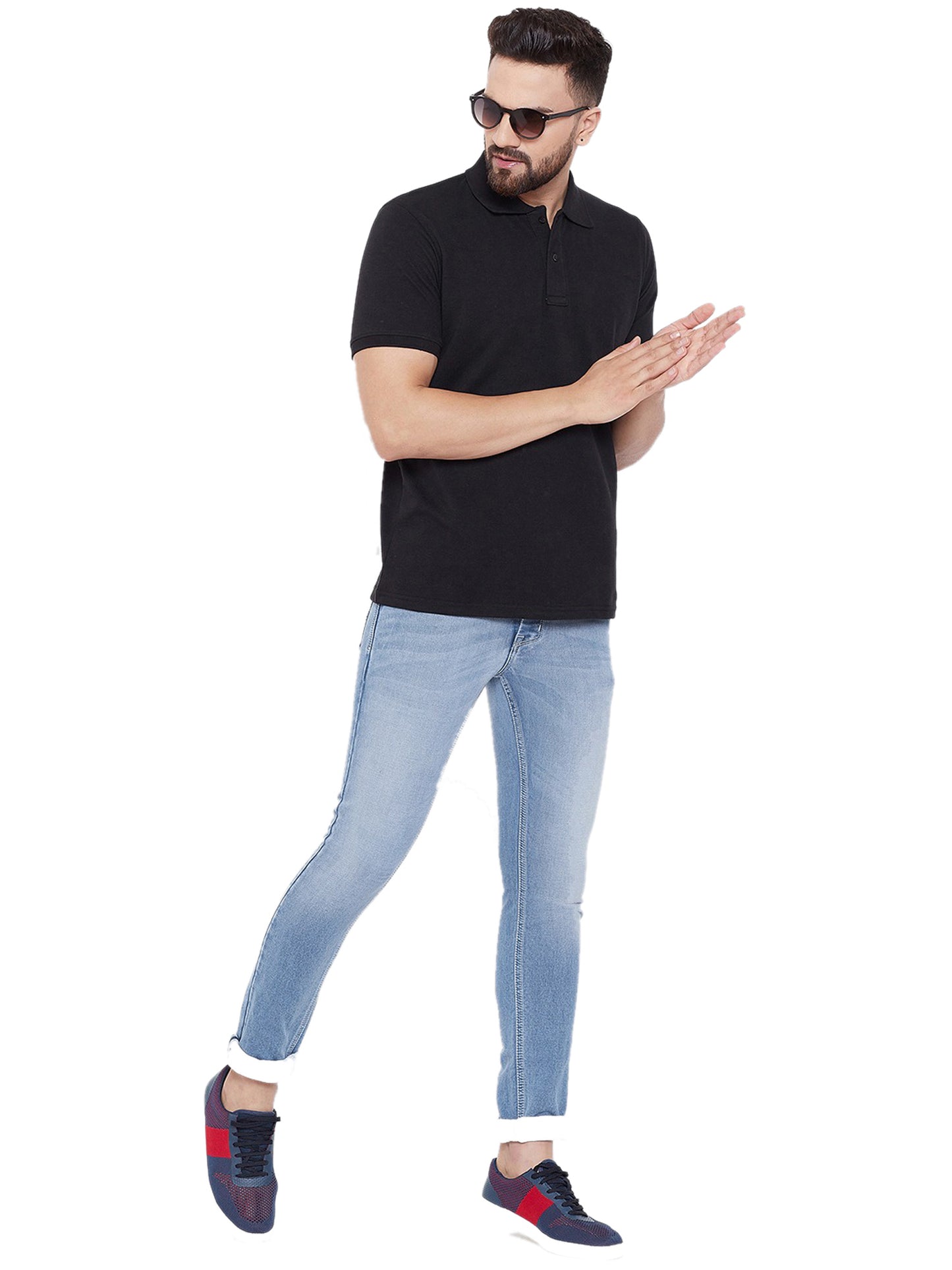 Upgrade Your Style with the Perfect Polo Pack – Set of 4 Premium Cotton Blend T-Shirts