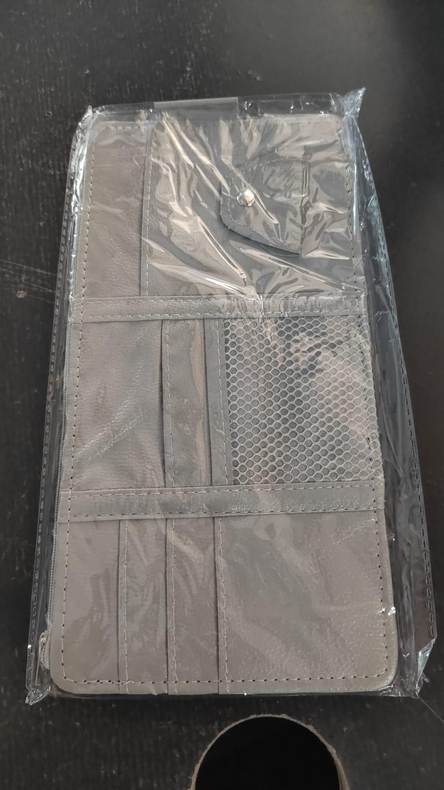 Car Styling Visor Organizer Auto Sun Visor Storage Pouch