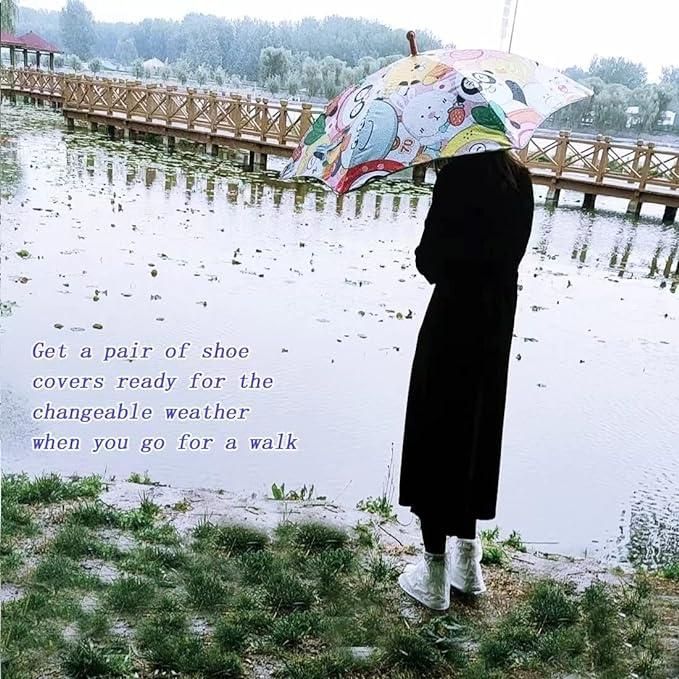 Reusable Portable Easy-to-Wear Rain Shoe Cover – Waterproof Protection in Style (Unisex, Multiple Sizes)