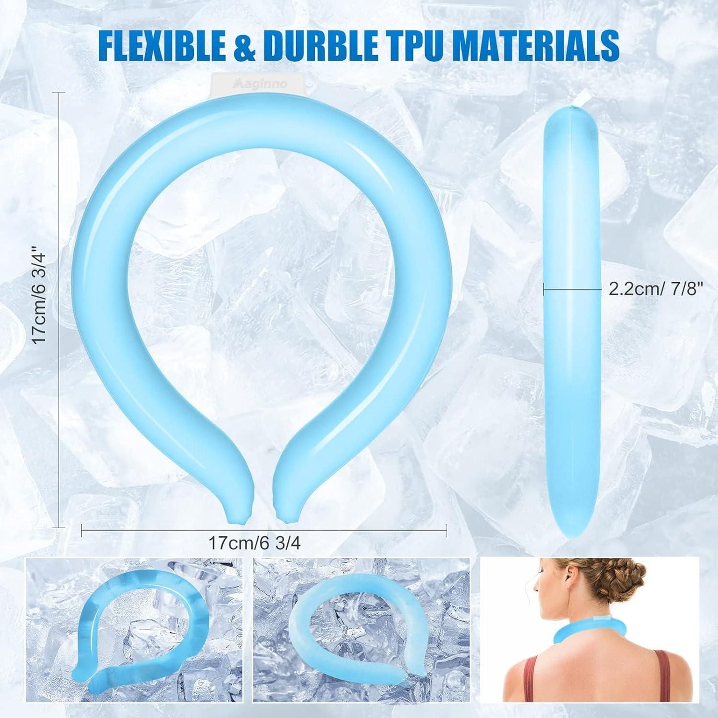 Reusable Neck Cooling Tube – Instant Chill, All-Day Comfort, No Ice Needed