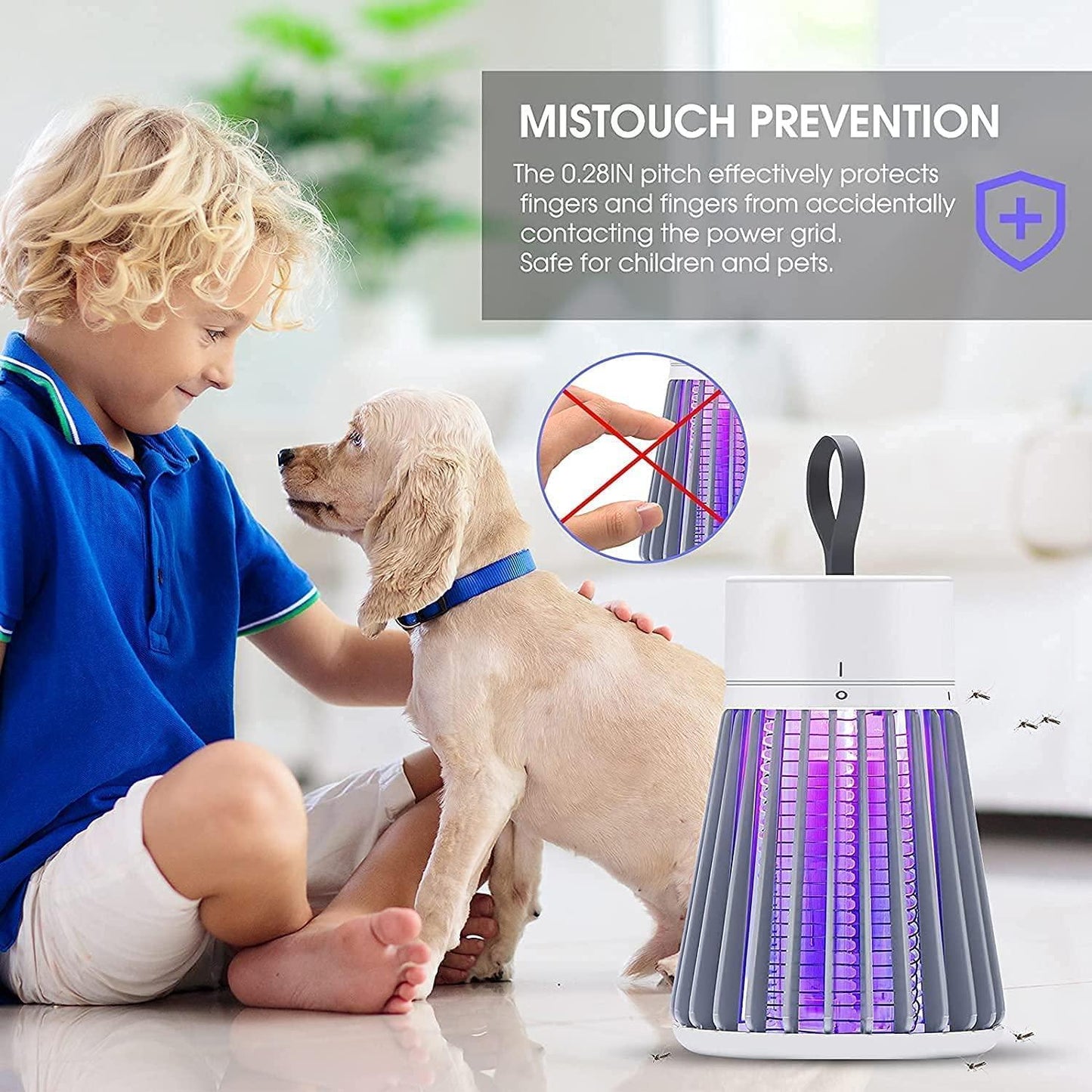 Electric Shock Mosquito Killer Racket – USB Rechargeable, Eco-Friendly Bug Zapper for Home & Outdoors