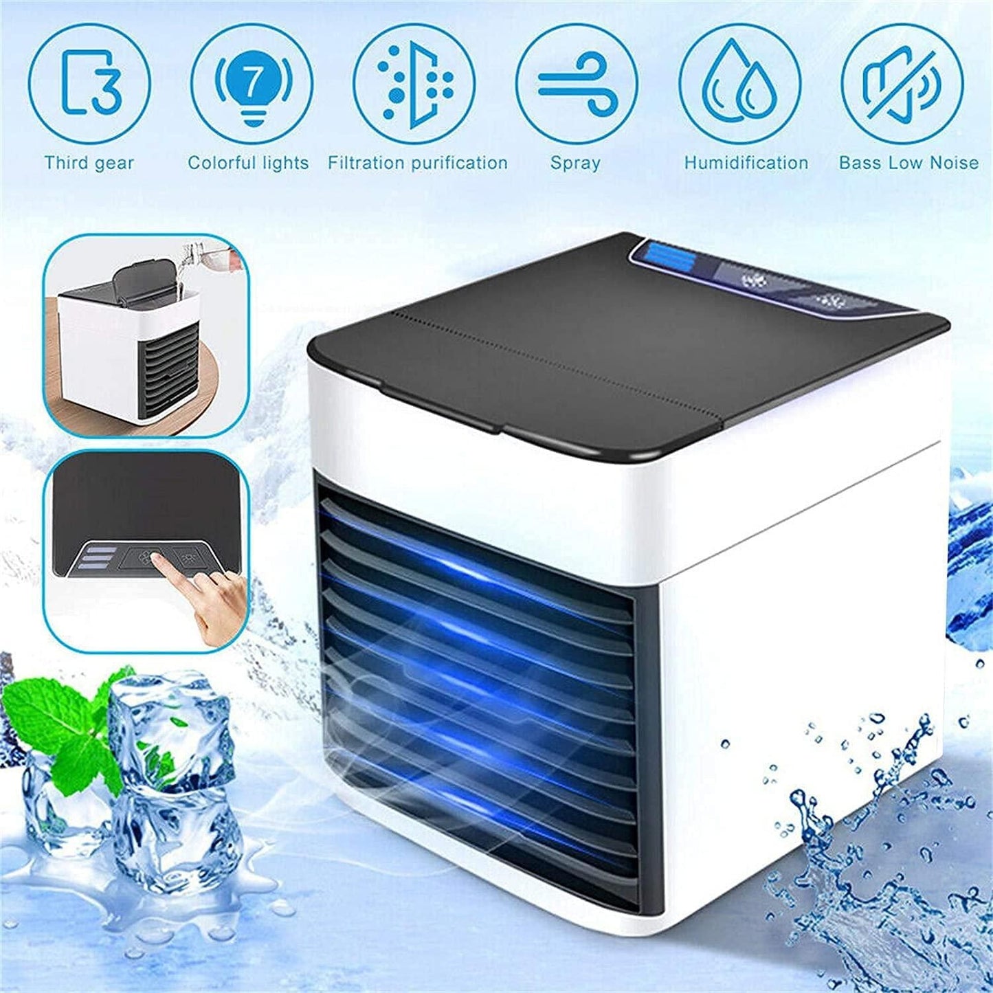 Mini Air Conditioner & Air Cooler – Stay Cool Anytime, Anywhere