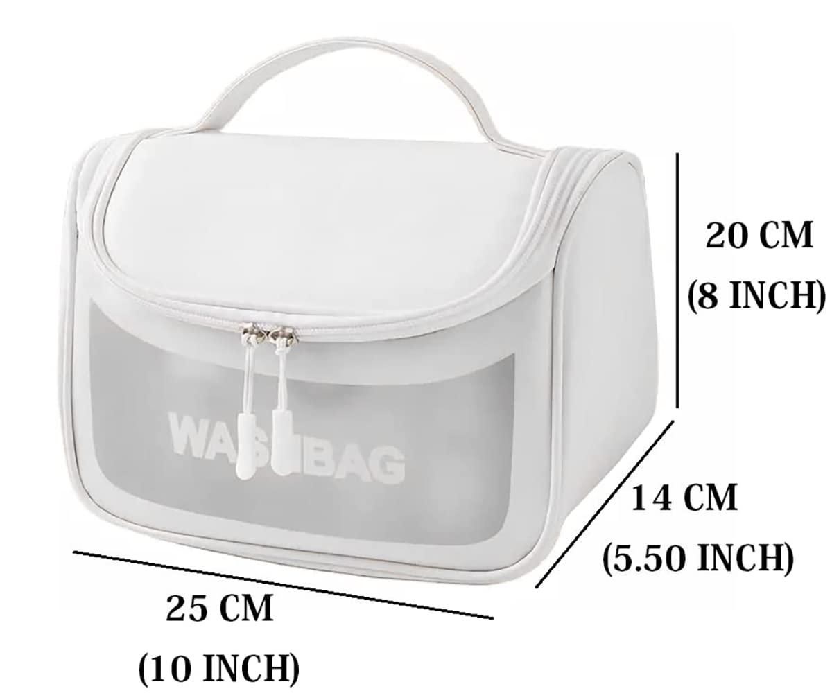 PORTABLE PU LEATHER COSMETIC BAG – YOUR STYLISH ON-THE-GO BEAUTY ESSENTIAL