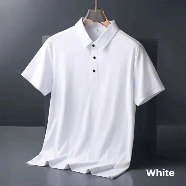 Ultimate Style Pack: 4 Premium Matte Solid Polo T-Shirts for Men