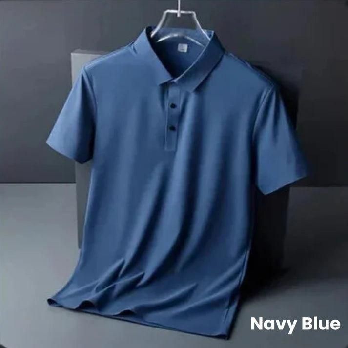 Ultimate Style Pack: 4 Premium Matte Solid Polo T-Shirts for Men