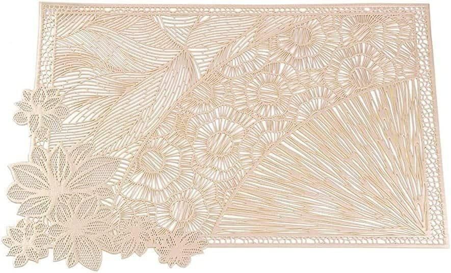 ElegantShield PVC Non-Slip Table Mats (Pack of 2) – Stylish Protection for Your Tabletop