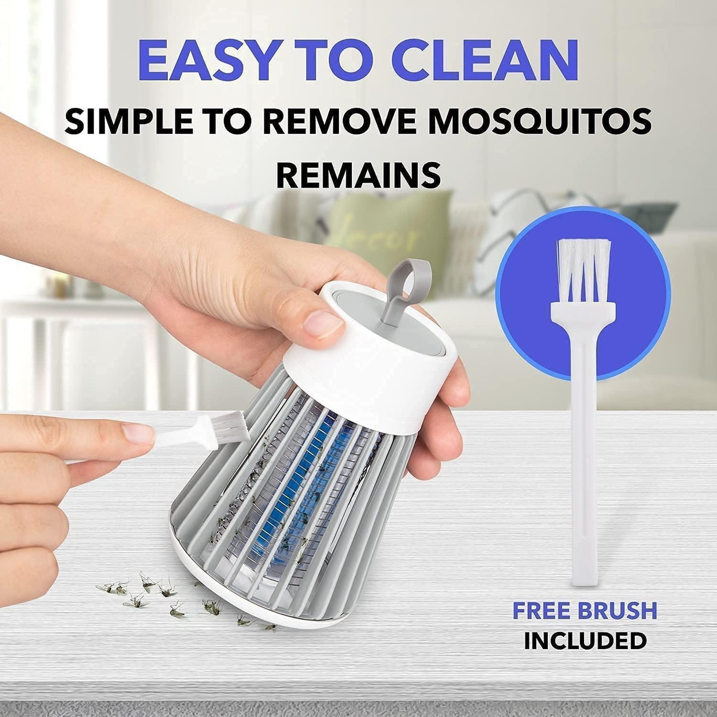 Electric Shock Mosquito Killer Racket – USB Rechargeable, Eco-Friendly Bug Zapper for Home & Outdoors