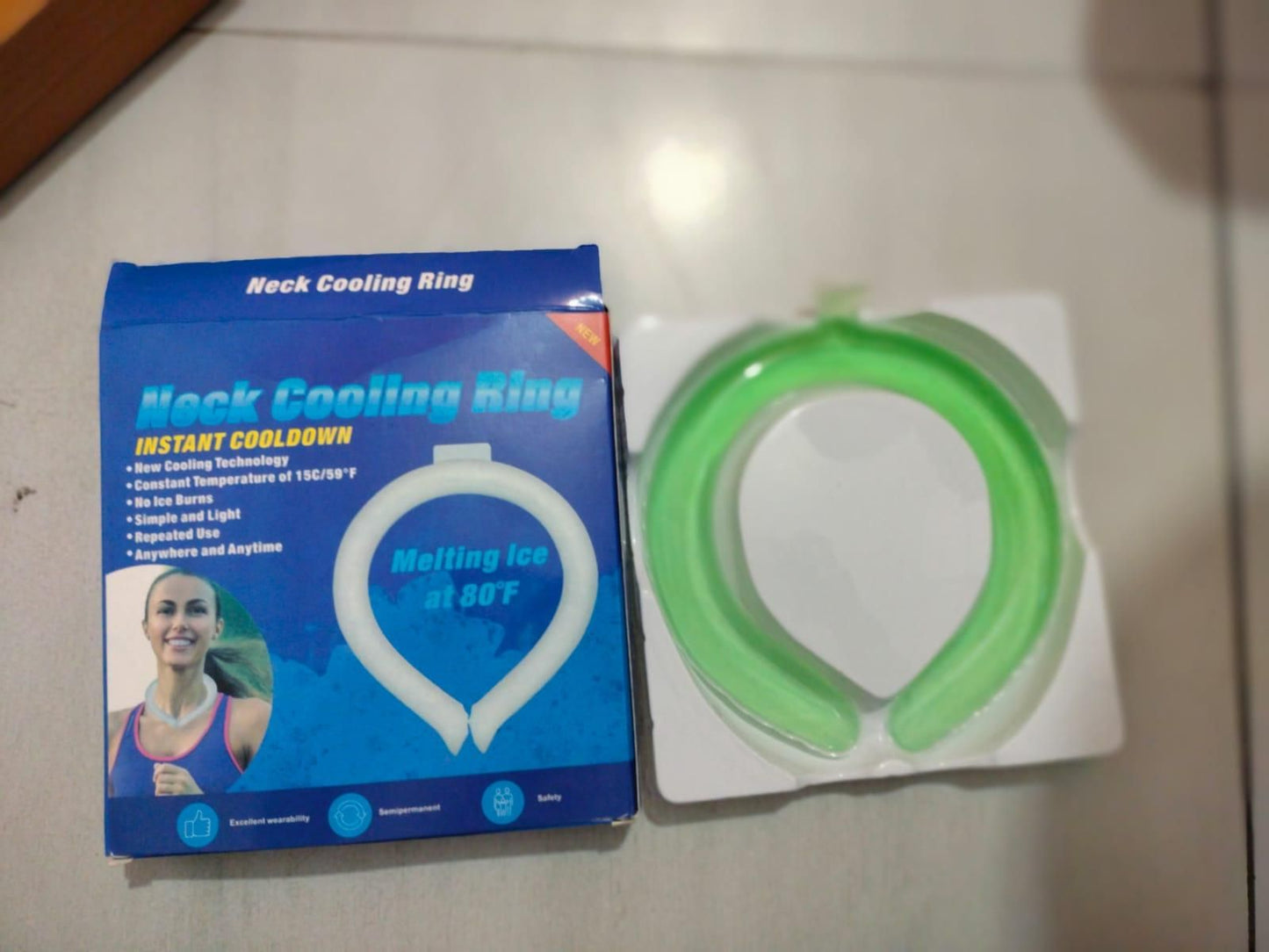 Reusable Neck Cooling Tube – Instant Chill, All-Day Comfort, No Ice Needed