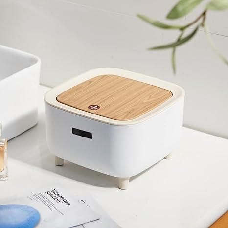 Classy Desktop Push Button Trash Bin – Sleek, Compact & Stylish Tabletop Organizer (Mini Size)