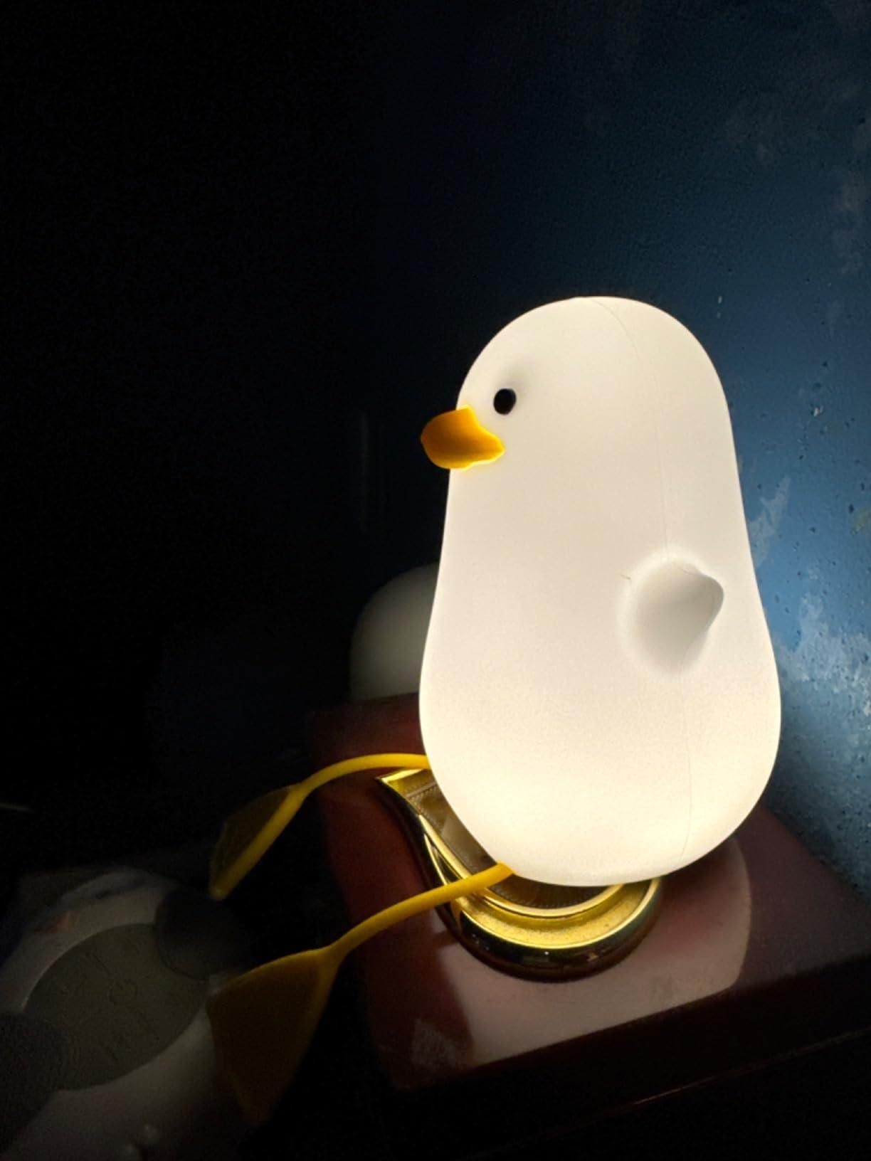 Adorable Duck Night Light Lamp – Soft Glow Touch Sensor Mood Light (Pack of 1)
