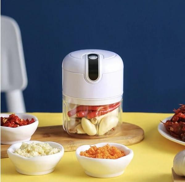 Mini Electric Garlic & Meat Chopper – Compact, Powerful & Time-Saving Food Prep Essential