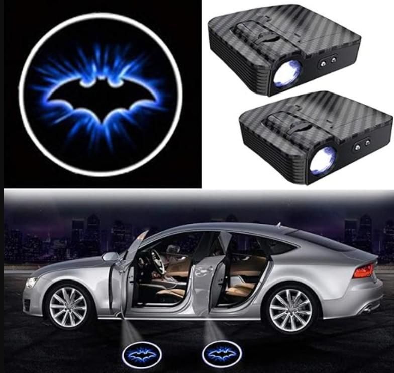 Wireless Car Welcome Logo Shadow Projector Ghost Lights – Custom Door Light Kit (Pack of 2)