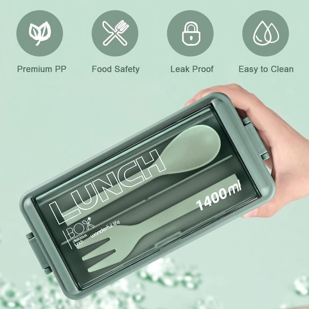 Modern Bento Compartment Lunch Box – Stylish, Leak-Proof, and Perfectly Portable (Pack of 1)