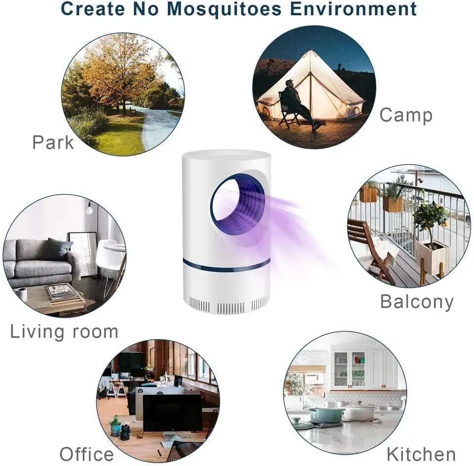 SilentZap Electric Insect Killer – Indoor & Outdoor Mosquito Trap (Rechargeable Suction Power)