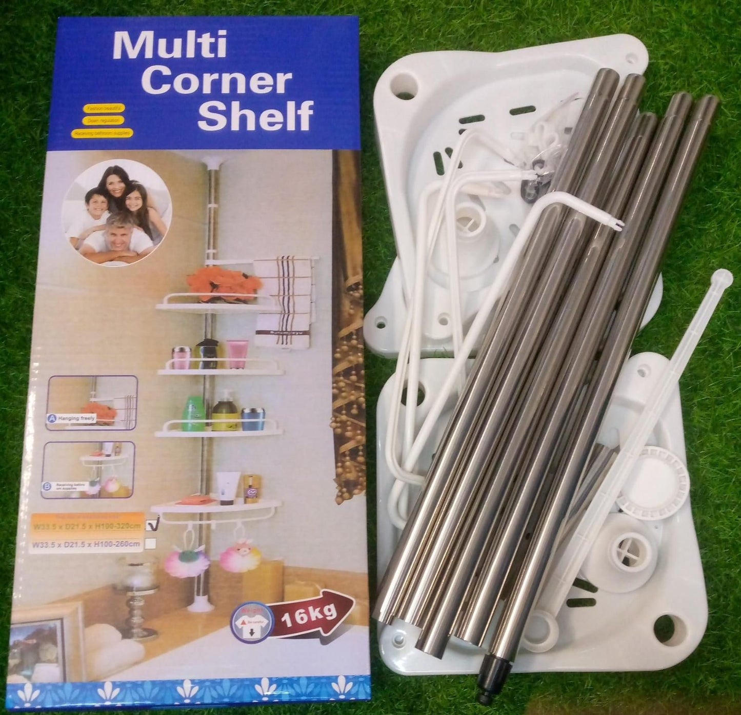 SleekSpace Stainless Steel Tripod Storage Rack – Modern Style Meets Smart Organization