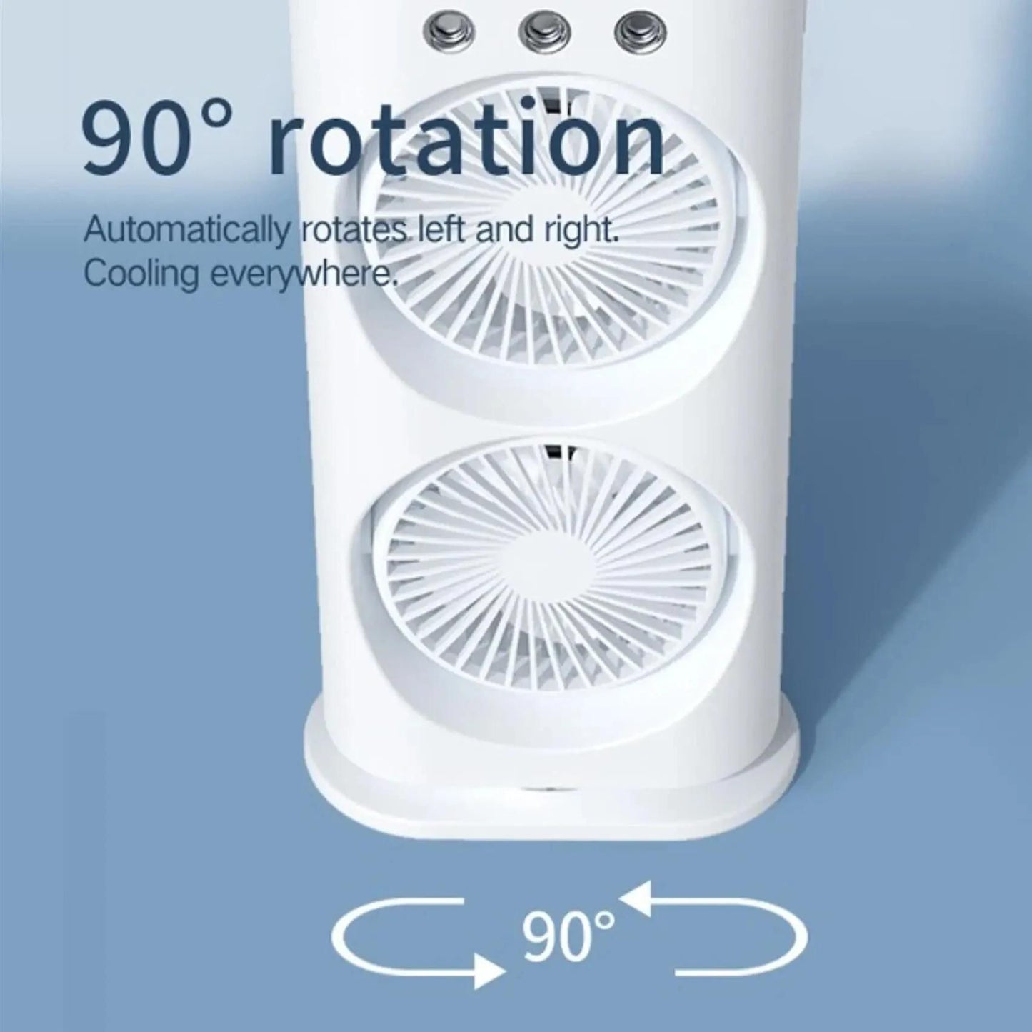 Stay Cool, Stay Refreshed Double-Ended Spray Fan - Ultimate Portable Cooling Solution