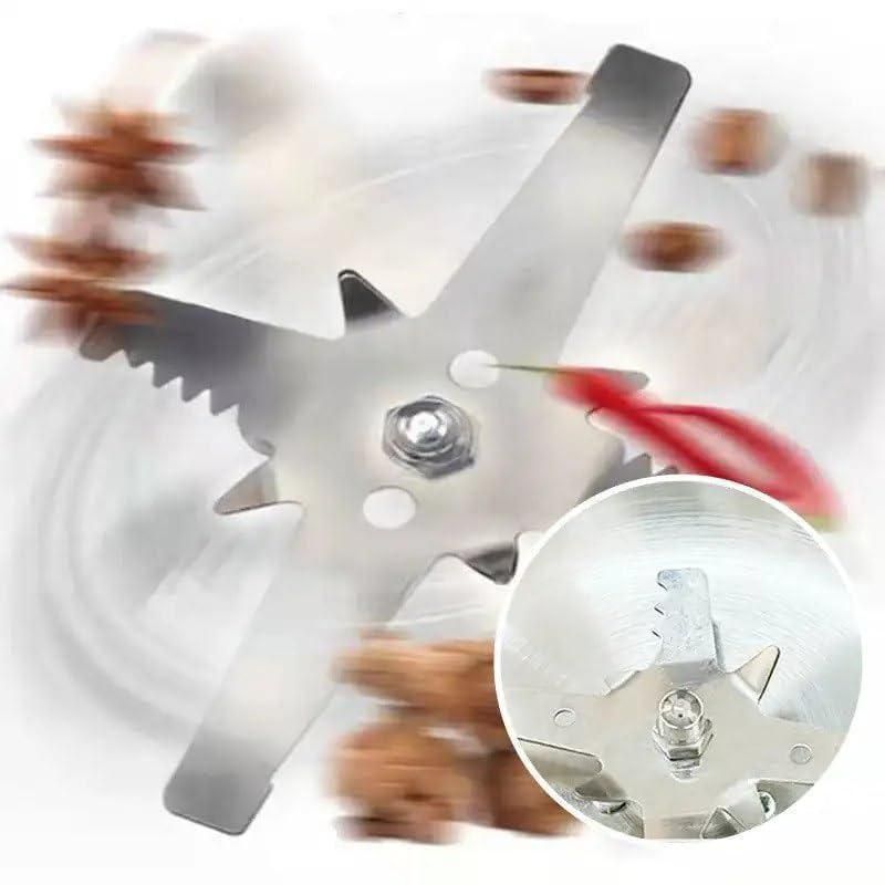 Premium Stainless Steel Grinder – Effortless Grinding for Herbs, Spices, Nuts & Coffee (Home Use)