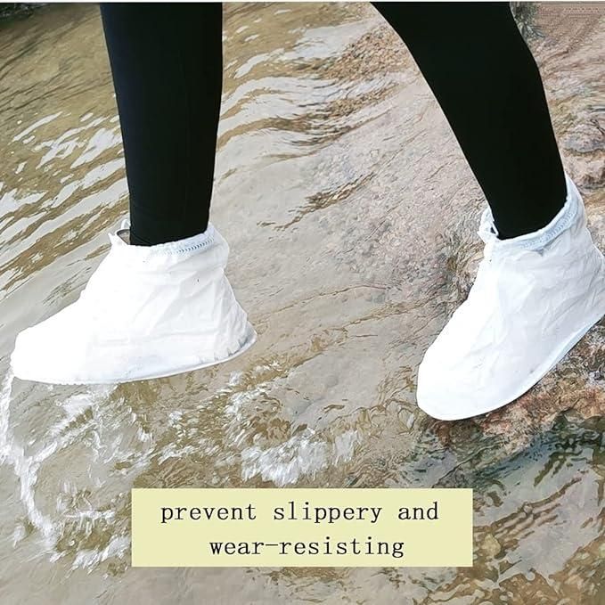 Reusable Portable Easy-to-Wear Rain Shoe Cover – Waterproof Protection in Style (Unisex, Multiple Sizes)