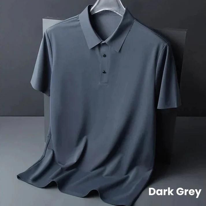Ultimate Style Pack: 4 Premium Matte Solid Polo T-Shirts for Men