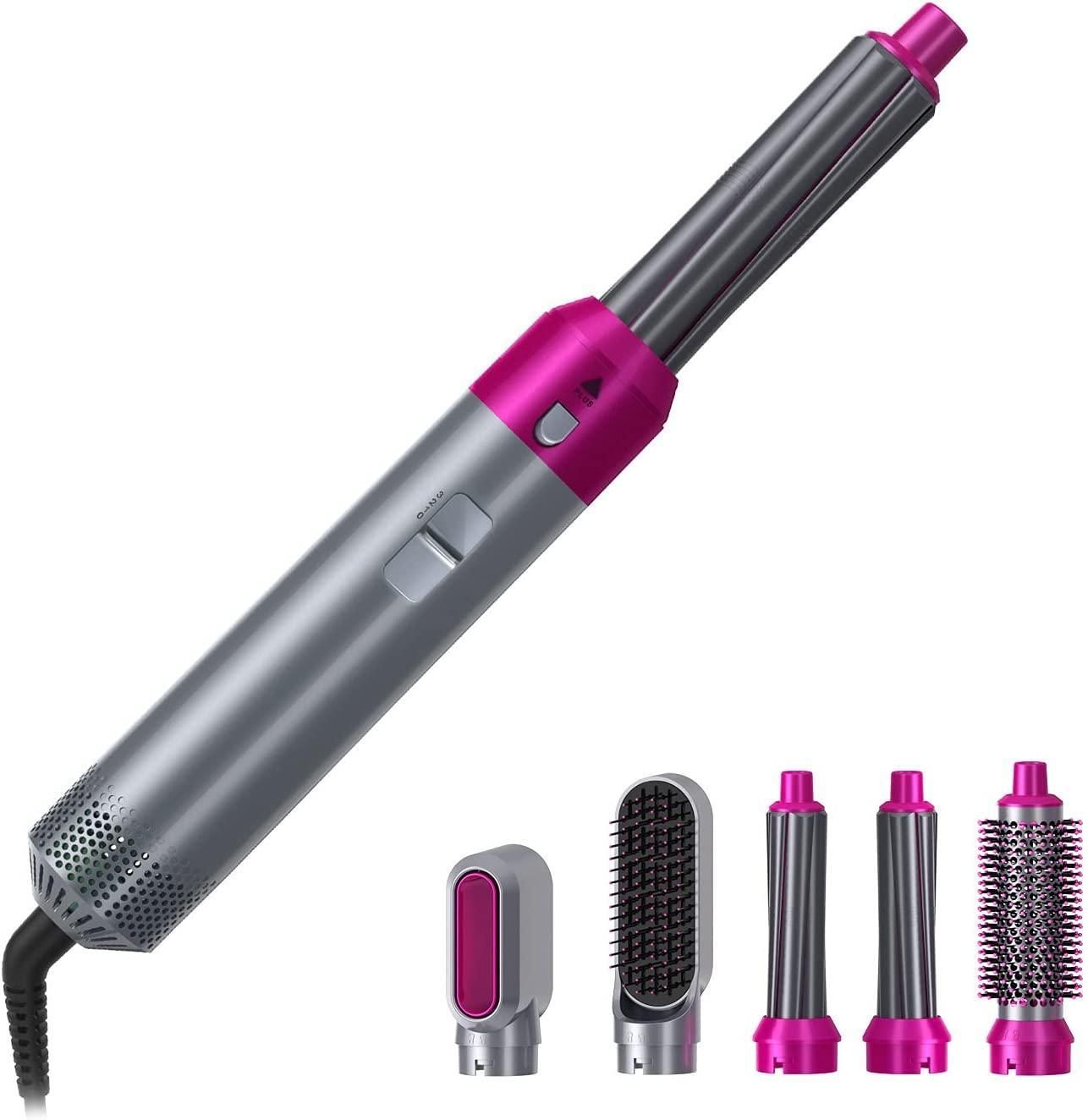 5 in 1 Hot Air Hair Brush – Style, Dry & Shine in One Go