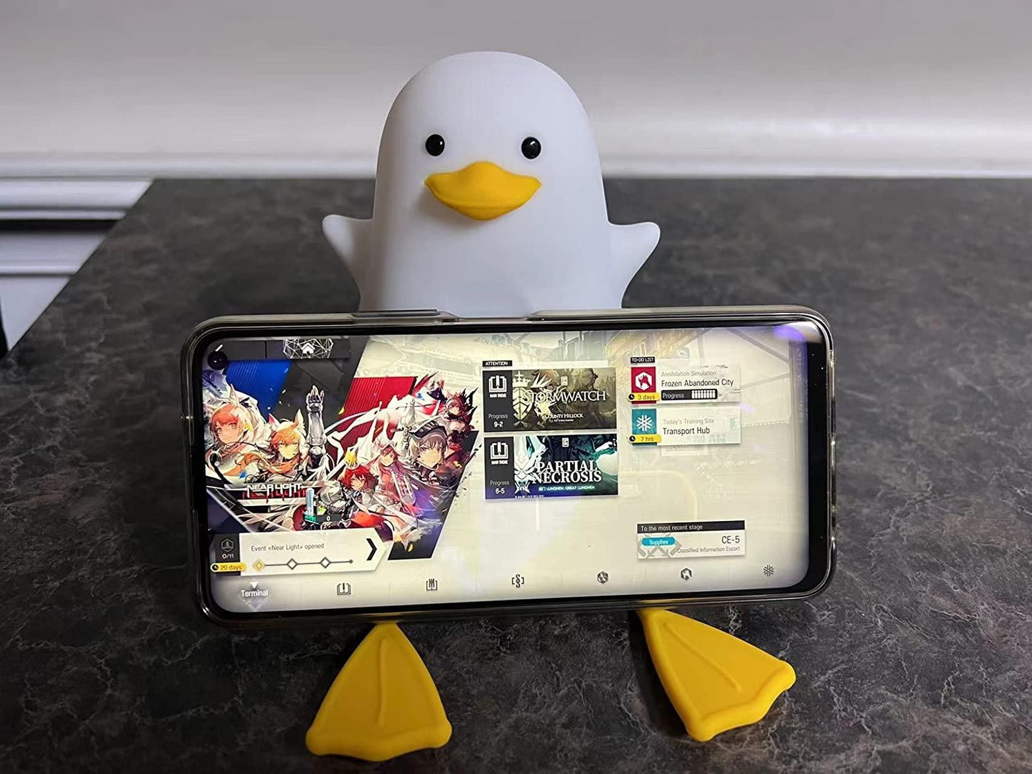 Adorable Duck Night Light Lamp – Soft Glow Touch Sensor Mood Light (Pack of 1)