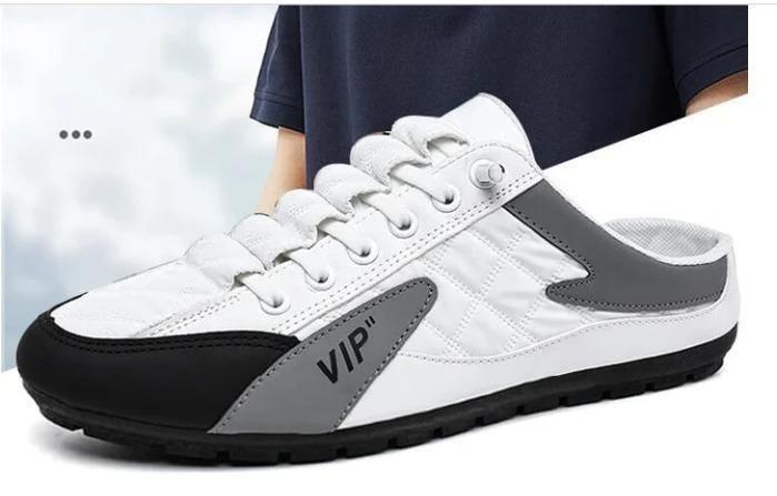 Men’s White Half Casual Shoes – Effortlessly Cool, All-Day Comfortable (UK 6 / US 7 / EUR 40)