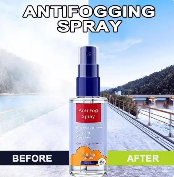 CrystalClear™ Anti-Fog & Glass Strengthening Spray – 2-Pack Clarity Booster