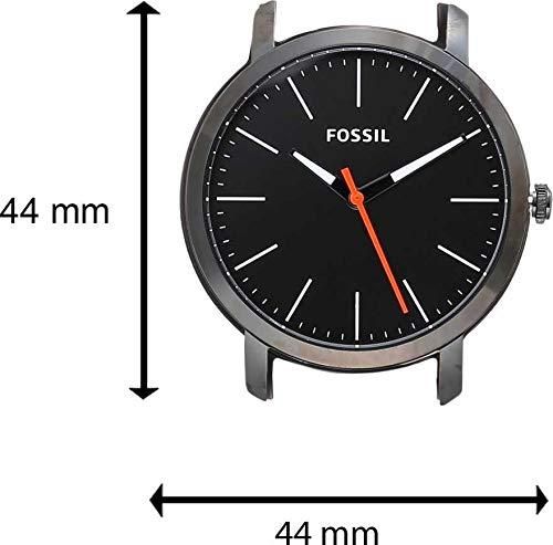 Fossil City Collection Unisex Analog Watch – Rose Gold Case with Brown Leather Strap (K2G226G6)