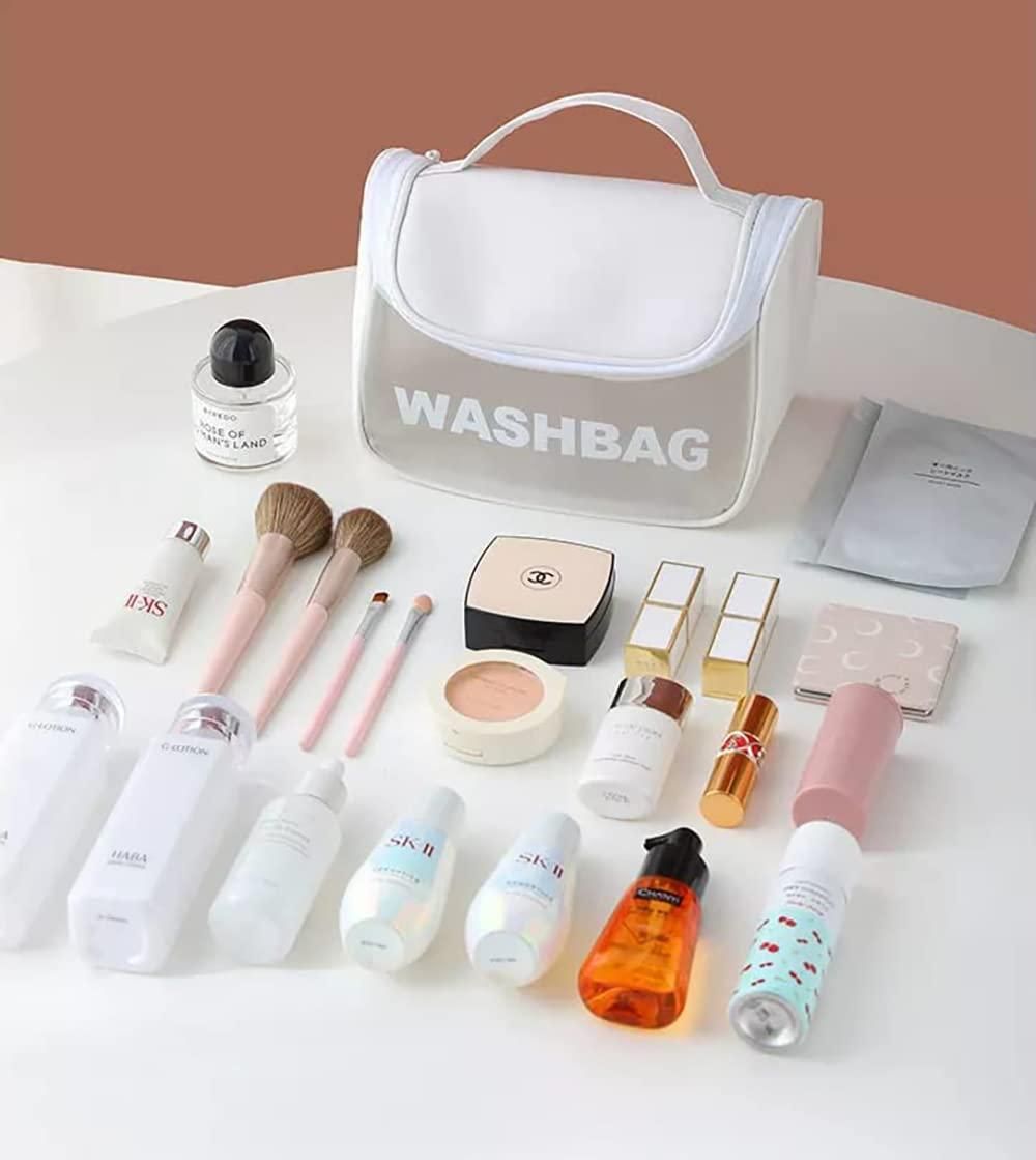 PORTABLE PU LEATHER COSMETIC BAG – YOUR STYLISH ON-THE-GO BEAUTY ESSENTIAL