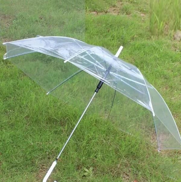 Clear Dome See-Through Umbrella – Windproof, Stylish & Transparent Rain Protection (Pack of 1)