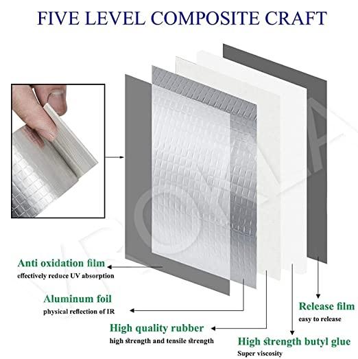 LeakLock™ Waterproof Sealing Tape – Heavy-Duty Butyl Adhesive for Roofs, Pipes & Cracks (5cm x 5m)