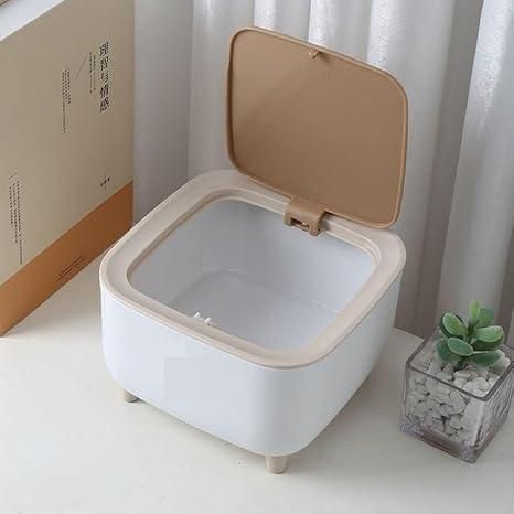 Classy Desktop Push Button Trash Bin – Sleek, Compact & Stylish Tabletop Organizer (Mini Size)