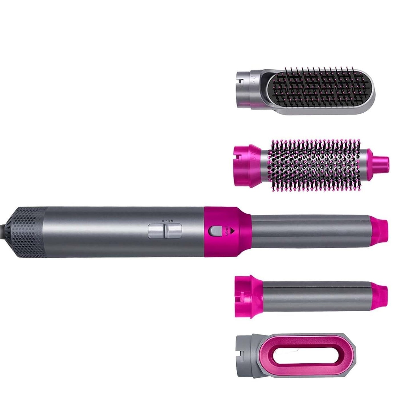5 in 1 Hot Air Hair Brush – Style, Dry & Shine in One Go