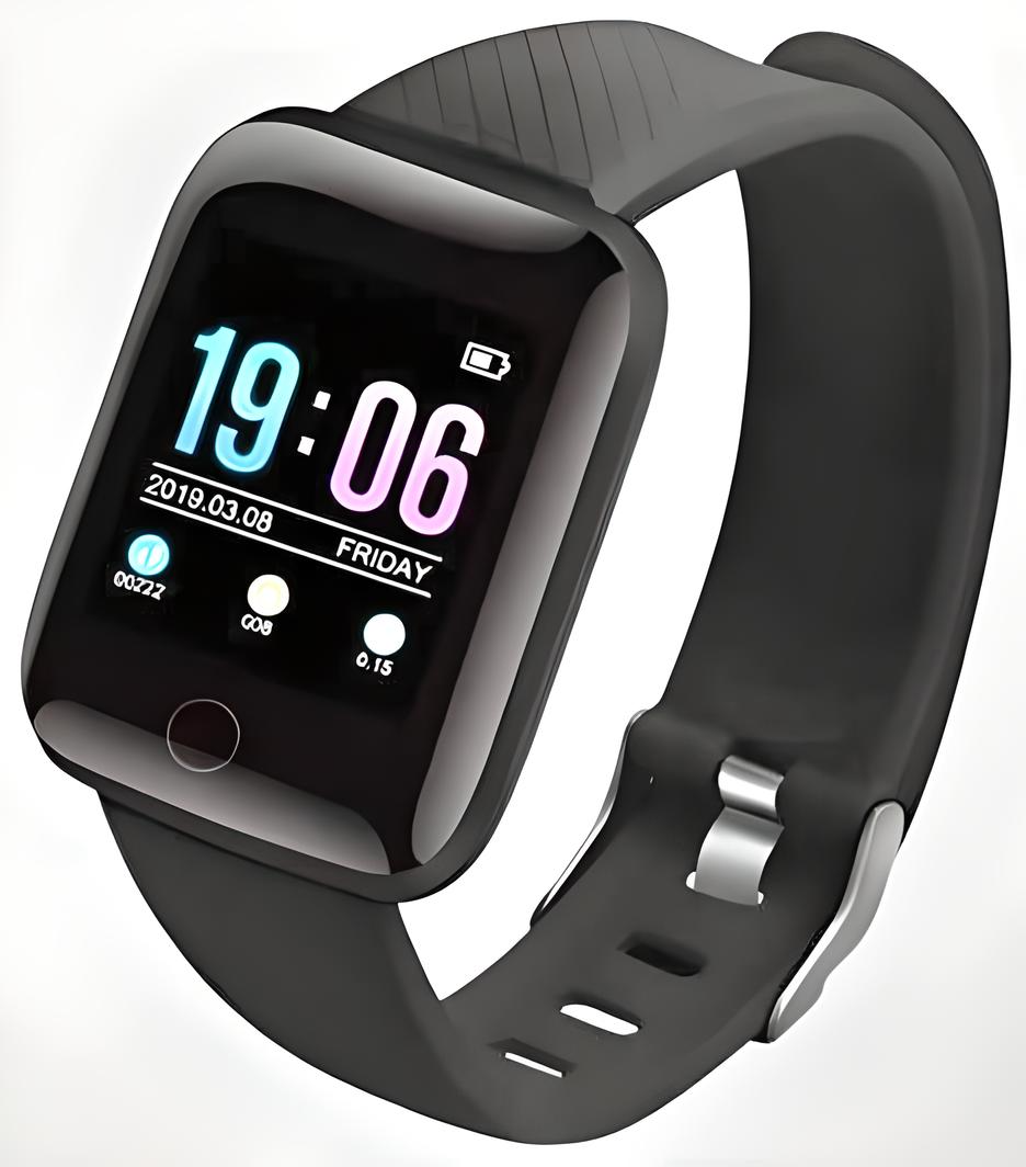 ID116 Plus Smart Fitness Tracker – Sleek Color Screen Smartwatch for Active, Stylish Living