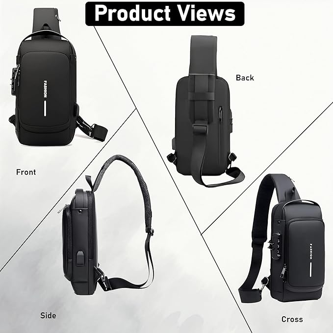 Storite Anti-Theft Sling Bag - Secure, Stylish & Versatile Crossbody Backpack for Everyday Use