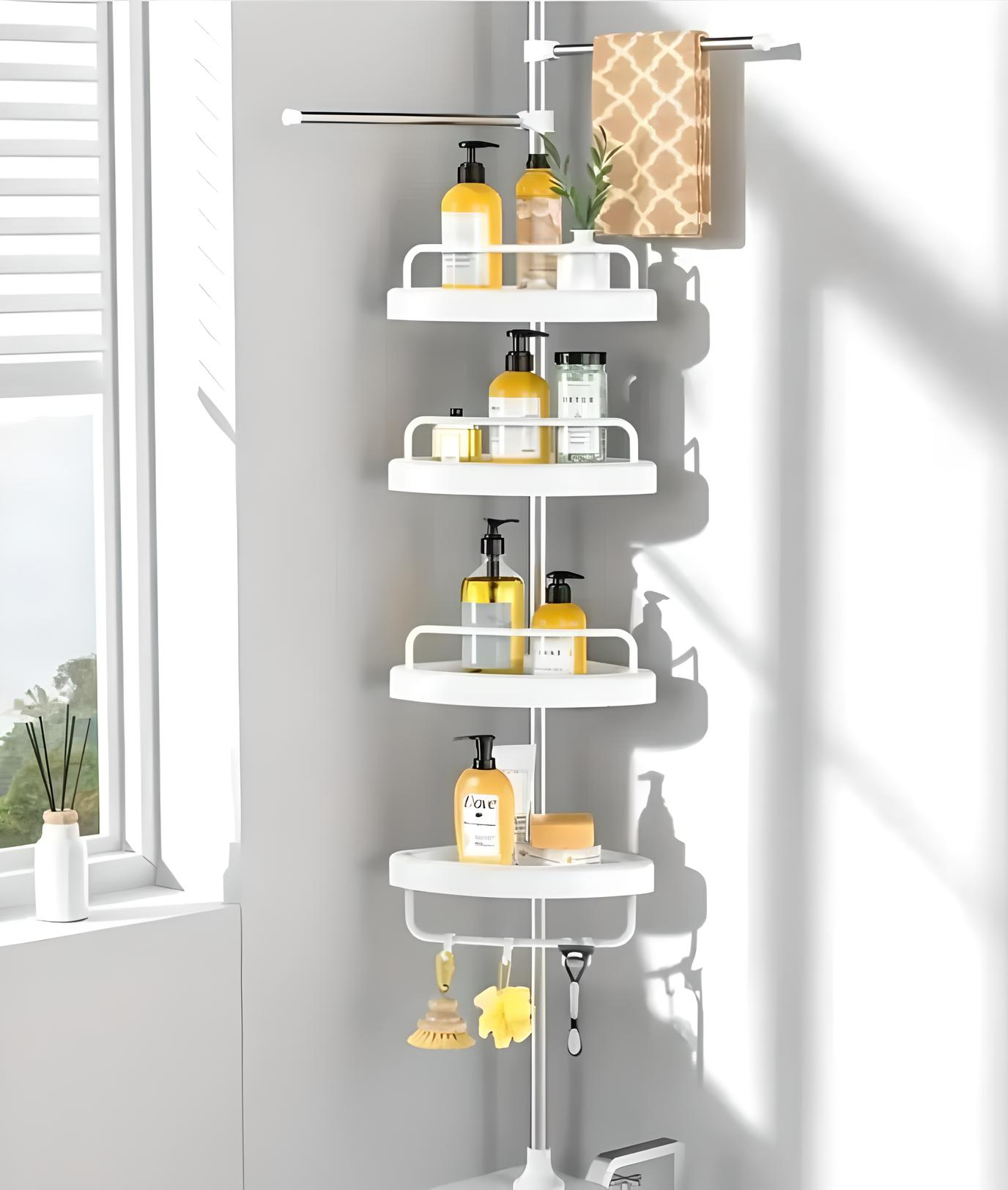 SleekSpace Stainless Steel Tripod Storage Rack – Modern Style Meets Smart Organization