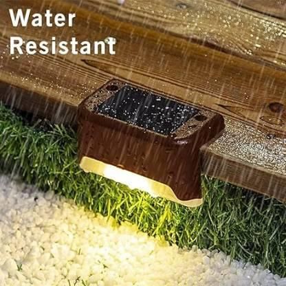 SolarGlow™ Outdoor Deck Lights – 4-Pack Waterproof, Auto-Charging Night Ambiance Lights